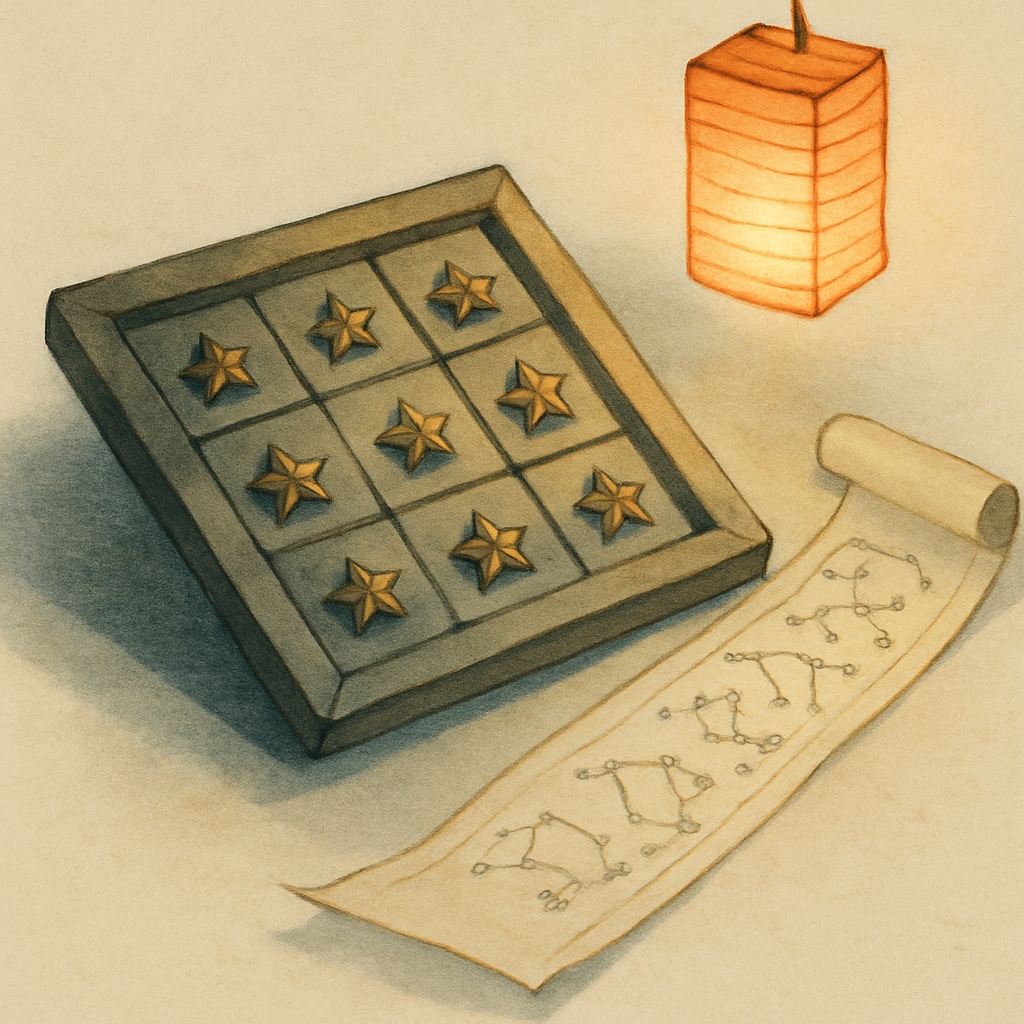 A friendly walkthrough of the Nine Stars, the core building blocks of Qi Men Dun Jia